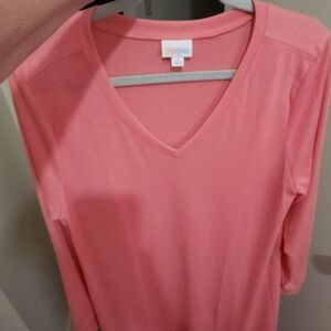 LuLaRoe Pink 3/4 Sleeve DRESS